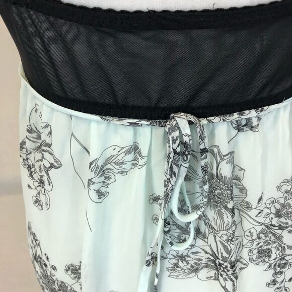 Apt 9 Tiffany Blue and Black Sexy Nightgown Small - Picture 4 of 11